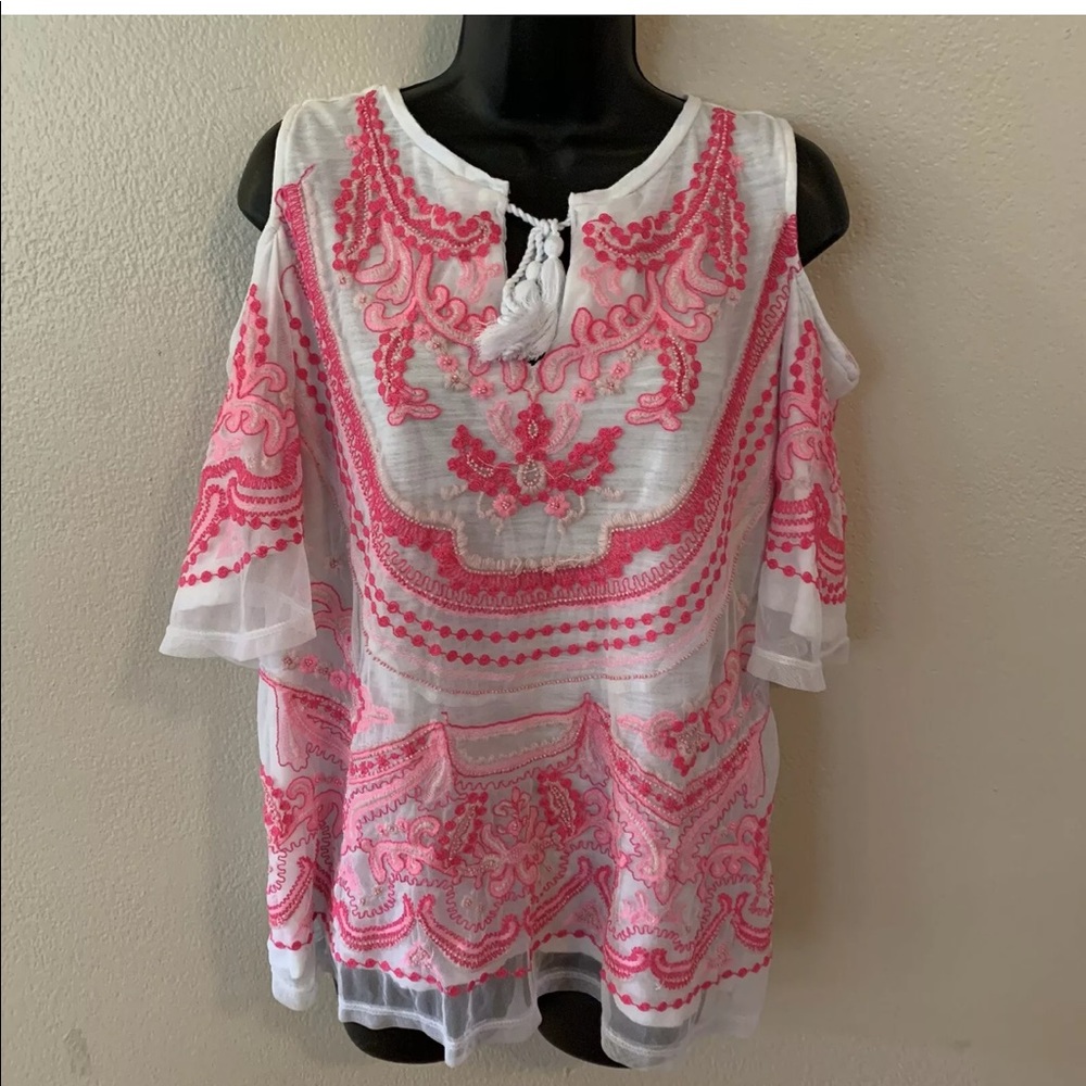 INC International Concepts Pink White
